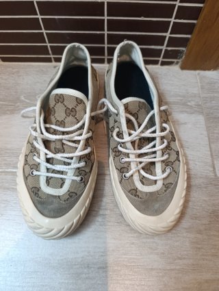 Sneakers Gucci Beige e Marrone