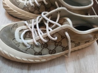 Sneakers Gucci Beige e Marrone