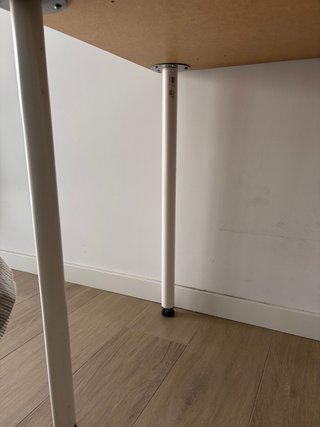 Mesa escritorio Ikea gris oscuro