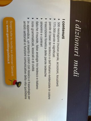 Dizionario medio di tedesco