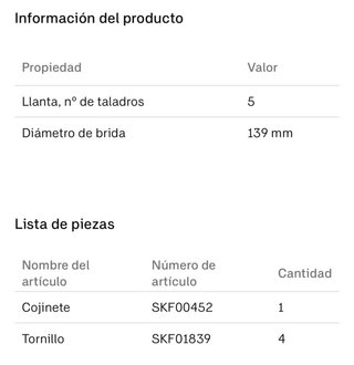 Juego Cojinete Rueda (BMW)