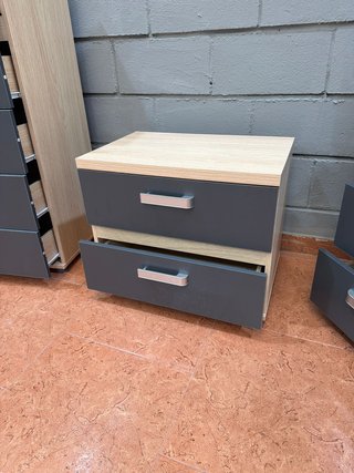 Pack Habitación Muebles Madera y Metal
