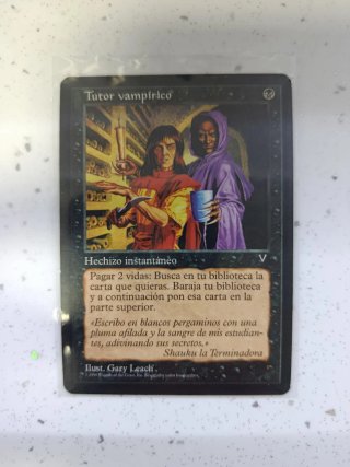Carta Magic Tutor Vampírico 1996