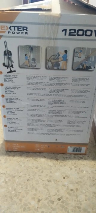 Aspirador Dexter Power 1200W 35L
