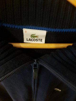 Jersey Lacoste Azul Marino Cremallera