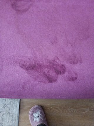 Sofá Chaiselongue Morado Terciopelo