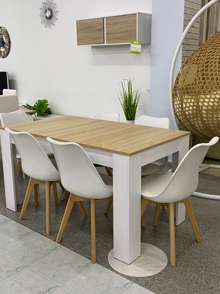 Mesa extensible con 6 sillas - ENVIO GRATIS