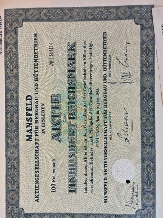 3 Acciones Bancarias Alemanas pre guerra mundial.