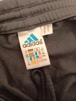 Pantalón Adidas Hombre Talla L Gris