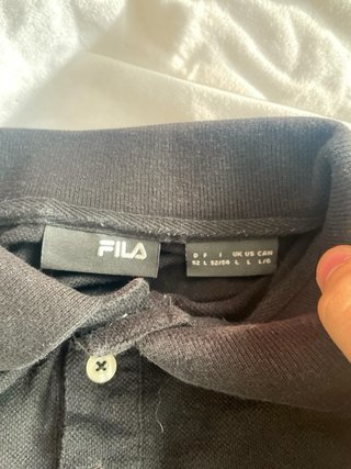 Fila Nera Uomo Maglia Polo