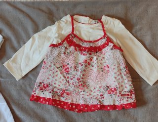 Lote 4 vestidos verano 6 meses