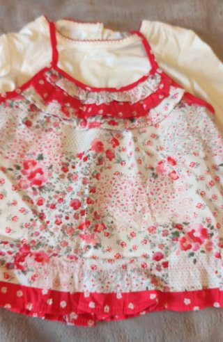 Lote 4 vestidos verano 6 meses