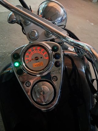 Honda Shadow 125 Negra