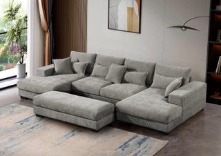 Sofá Rinconera 2 Chaise Longue Gris