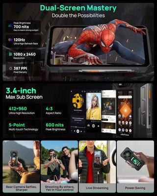 Ulefone Armor 33 Pro 5G 32GB/512GB Doble Pantalla