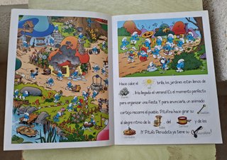 Libro infantil "Los Pitufos"