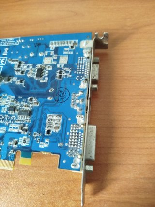 X1550 512MB DDR2 PCI-E Graphics Card - VGTVOA DVI-