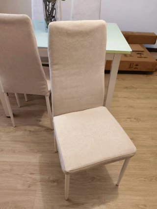 Mesa comedor extensible + 5 sillas