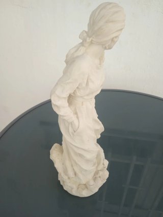 Figura resina madre e hijo para pintar