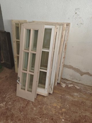 Ventanas de madera sin marco