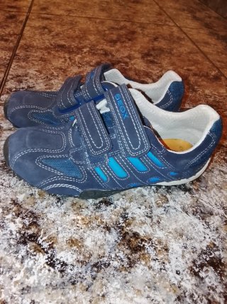 Zapatillas Geox niño azul