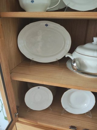 Vajilla Galería del Coleccionista filo oro