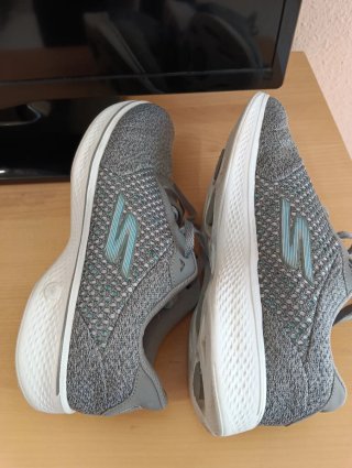 Zapatillas Skechers Mujer Talla 38 Gris