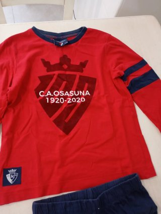 Pijama Centenario Osasuna 1920-2020. Talla 6-7 año