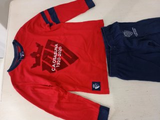 Pijama Centenario Osasuna 1920-2020. Talla 6-7 año