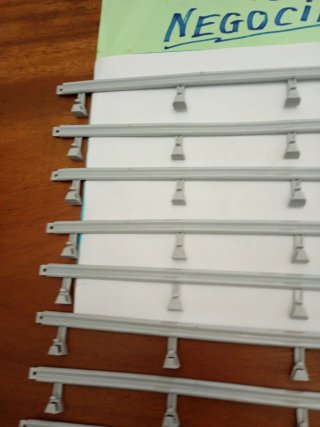 Scalextric Lote 12 Vallas Grises Pista Negra