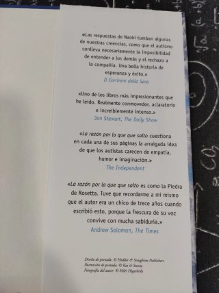 La razón por la que salto (Spanish Edition)