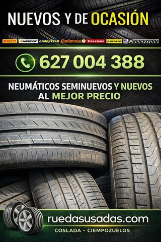 Llantas 195/55r16 y 205/55r19 195/60R16 ocasión
