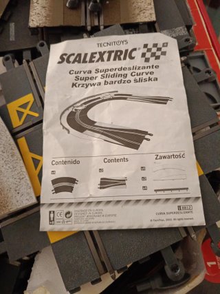 Scalextric, running series y curva superdeslizante