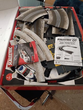 Scalextric, running series y curva superdeslizante