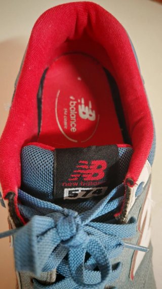 New Balance 574 Azul y Rojo
