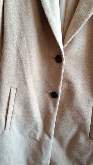 Abrigo Zara Beige