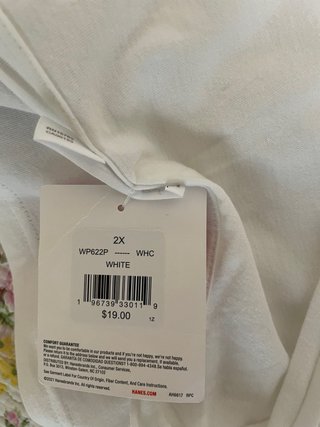 Camiseta Algodón Escote V Talla XXL