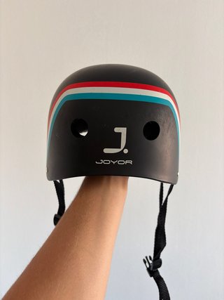 Casco Joyor Negro Patinete Eléctrico