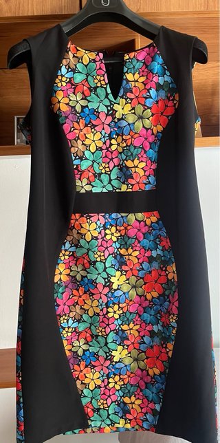 Vestido estampado floral para fiesta/bodas/eventos
