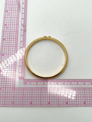 Pulsera Caña Tallada Oro 18kt
