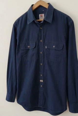 Camicia Levi's vintage Uomo Blu Navy Taglia L