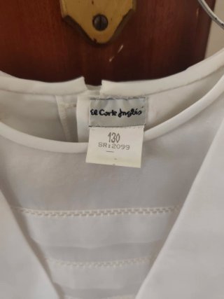 Traje de Comunión Blanco talla 130