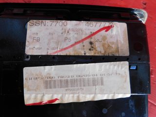 BOCCHETTE ARIA CRUSCOTTO CENTRALE MG TF CABRIOLET