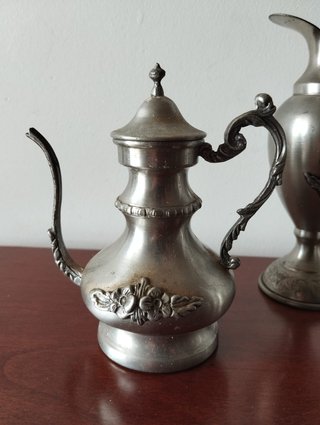 Conjunto 3 Peças Miniatura Estanho Puro
