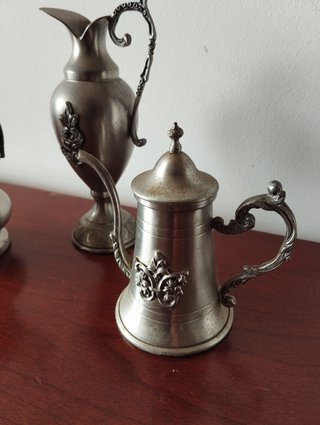 Conjunto 3 Peças Miniatura Estanho Puro