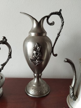 Conjunto 3 Peças Miniatura Estanho Puro
