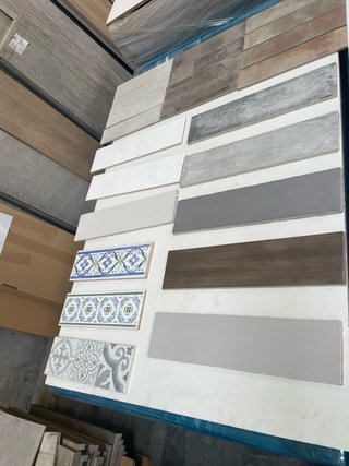 Azulejos varios tamaños y acabados