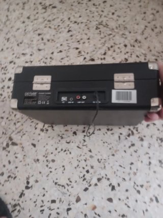 Tocadiscos Maleta Negro