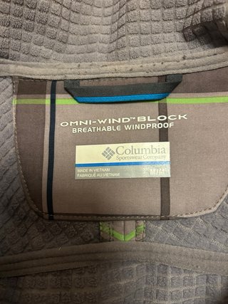 Chaqueta Columbia Hombre Omni-Wind Block