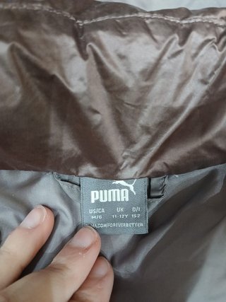 Piumino Puma Donna Cappuccio Marrone